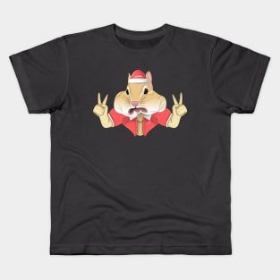 santa squirrel Kids T-Shirt